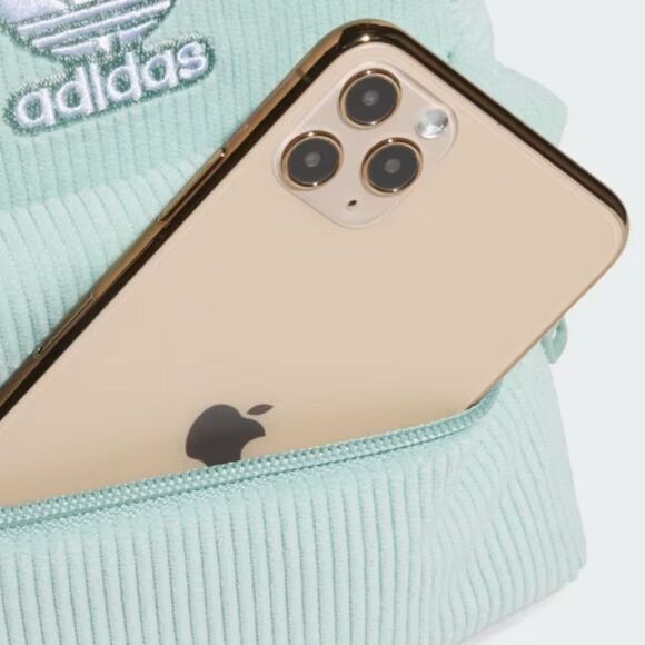 Adidas Trefoil 2.0 Curduroy Mini Backpack- Hazy Green main image 9